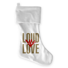 Load image into Gallery viewer, Loud Love White Stocking