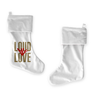 Loud Love White Stocking