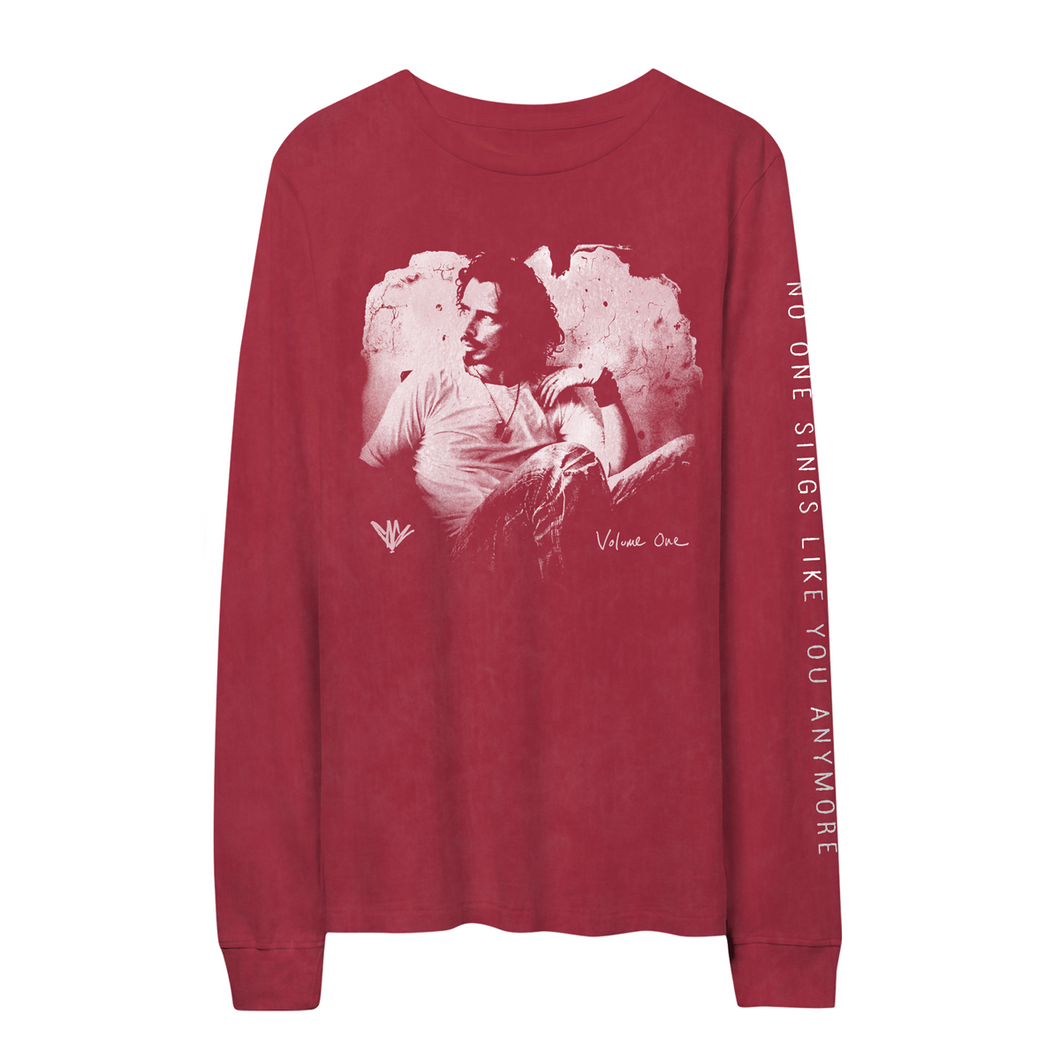 Painted Chris Cornell Red Longsleeve